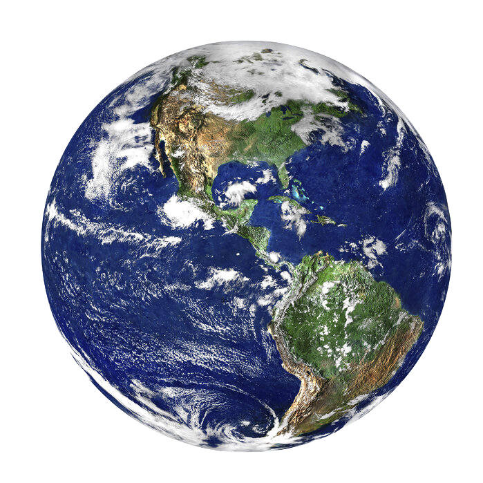 A spinning globe icon